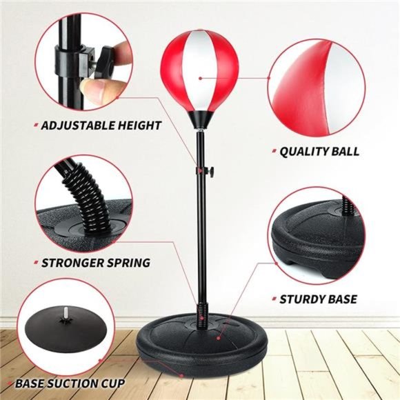 Punching Bag for Age 3, 4, 5, 6, 7, 8 Years Old Boys, Boxing Bag Set Toy - Picture 4 of 6